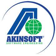 AKINSOFT Daire Logo